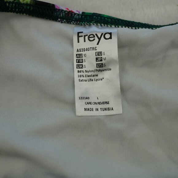 Freya Jungle Floral Bikini Set 32D Top Small Bottom Tropical‎ Print with Leopard - Picture 7 of 10